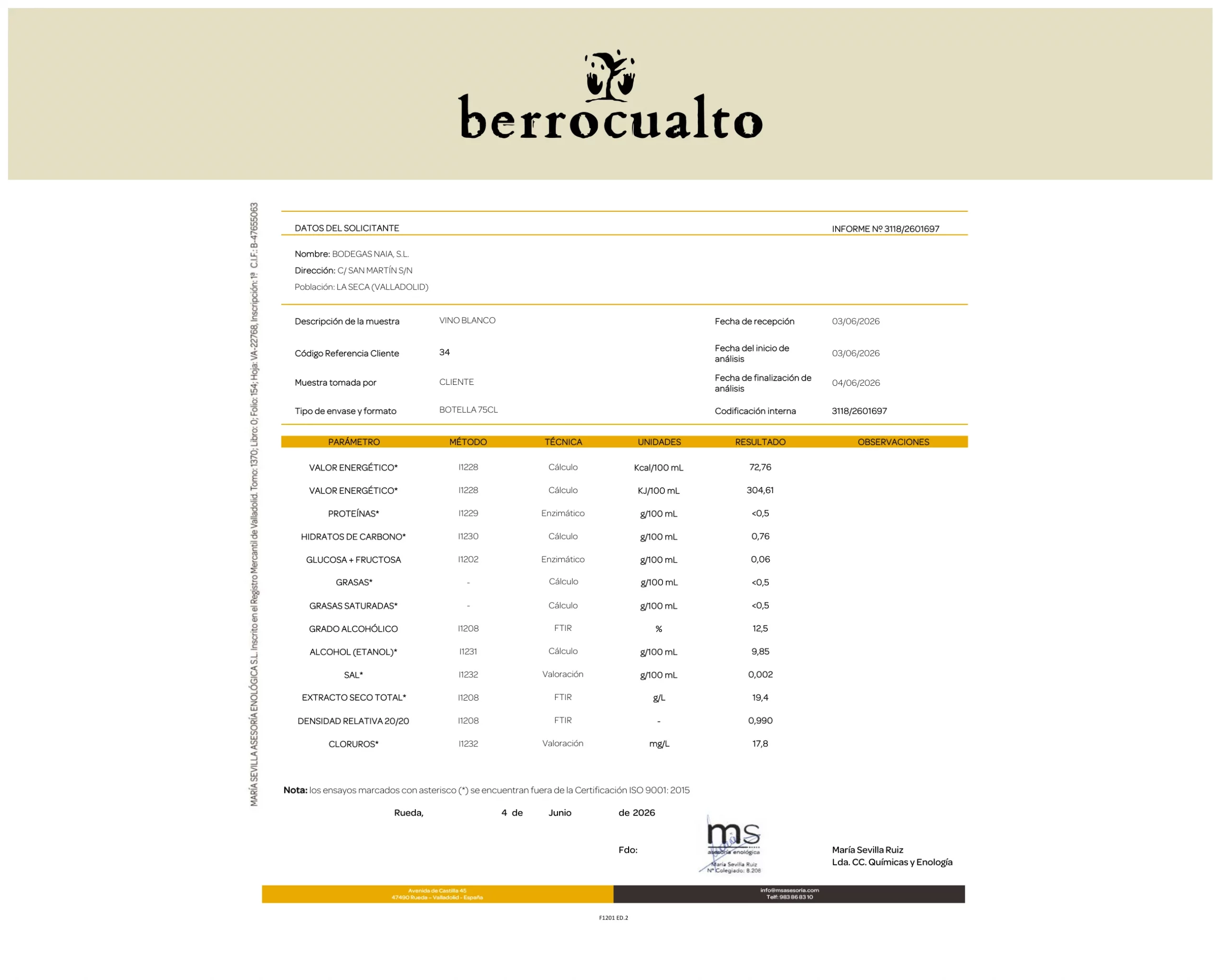 Berrocualto vinos